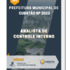 Apostila Analista de Controle Interno Prefeitura de Cubatão SP 2023