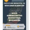 Apostila Apoio Administrativo Educacional Merendeira Prefeitura de Nova Canaã do Norte MT 2023