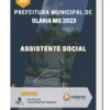 Apostila Assistente Social Prefeitura de Olaria MG 2023