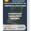 Apostila Atendente de Consultório Dentário Prefeitura de Campina da Lagoa PR 2023