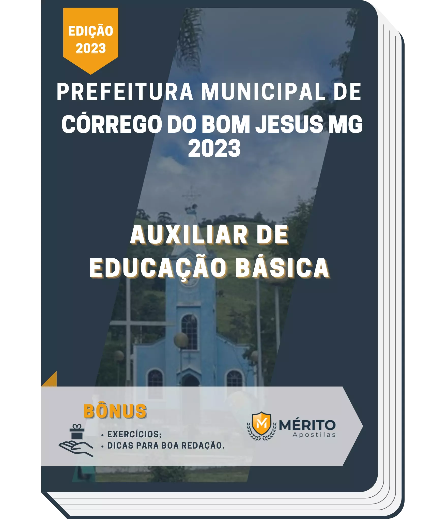 Apostila Auxiliar De Educação Básica Prefeitura de Córrego do Bom Jesus MG 2023