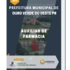 Apostila Auxiliar De Farmácia Prefeitura de Ouro Verde do Oeste PR 2023