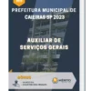 Apostila Auxiliar De Serviços Gerais Prefeitura de Caieiras SP 2023