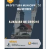 Apostila Auxiliar de Creche Prefeitura de Itá SC 2023