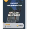 Apostila Auxiliar de Odontologia Concurso Piratininga SP 2023