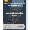 Apostila Auxiliar de Saúde Bucal Prefeitura de Guariba SP 2023