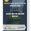 Apostila Auxiliar de Saúde Bucal Prefeitura de Ipira SC 2023