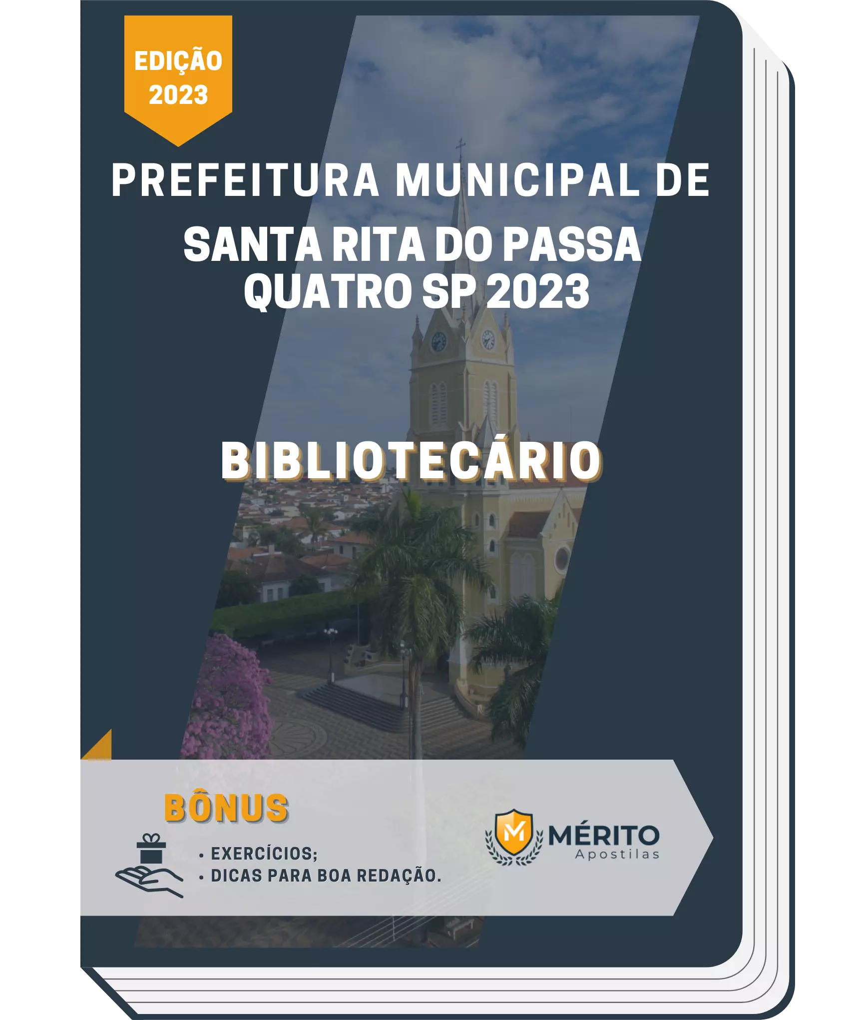 Apostila Bibliotecário Prefeitura de Santa Rita do Passa Quatro SP 2023