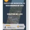 Apostila Coletor de Lixo Prefeitura de Nova Maringá MT 2023