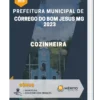 Apostila Cozinheira Prefeitura de Córrego do Bom Jesus MG 2023