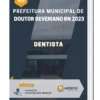 Apostila Dentista Prefeitura Doutor Severiano RN 2023
