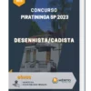 Apostila Desenhista/Cadista Concurso Piratininga SP 2023