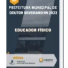 Apostila Educador Físico Prefeitura Doutor Severiano RN 2023