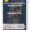Apostila Endodontista Prefeitura de Bertioga SP 2023