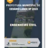 Apostila Engenheiro Civil Prefeitura de Cesário Lange SP 2023
