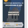 Apostila Engenheiro Sanitarista Prefeitura de Araçariguama SP 2023