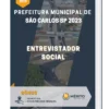 Apostila Entrevistador Social Prefeitura de São Carlos SP 2023