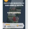 Apostila Farmacêutico Prefeitura de Ouro Verde do Oeste PR 2023