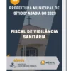 Apostila Fiscal De Vigilância Sanitária Prefeitura de Sítio D' Abadia GO 2023