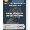 Apostila Fiscal Técnico de Obras e Posturas Prefeitura de Tijucas SC 2023