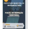Apostila Fiscal de Inspeção Sanitária Prefeitura de Rio Claro RJ 2023