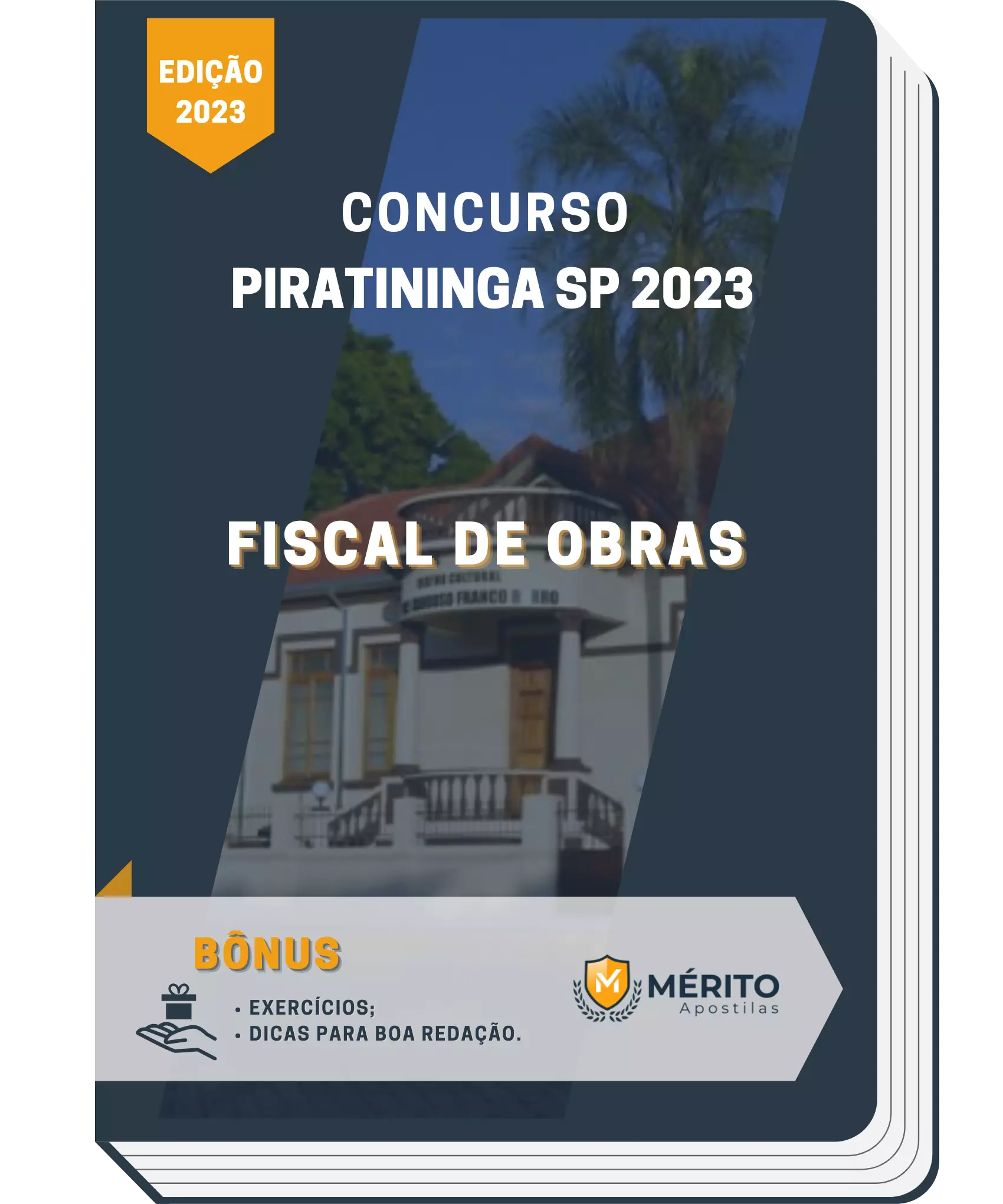 Apostila Fiscal de Obras Concurso Piratininga SP 2023