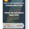 Apostila Fiscal de Vigilância Sanitária Prefeitura de Cesário Lange SP 2023