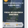 Apostila Fiscal de Vigilância Sanitária Prefeitura de Olaria MG 2023