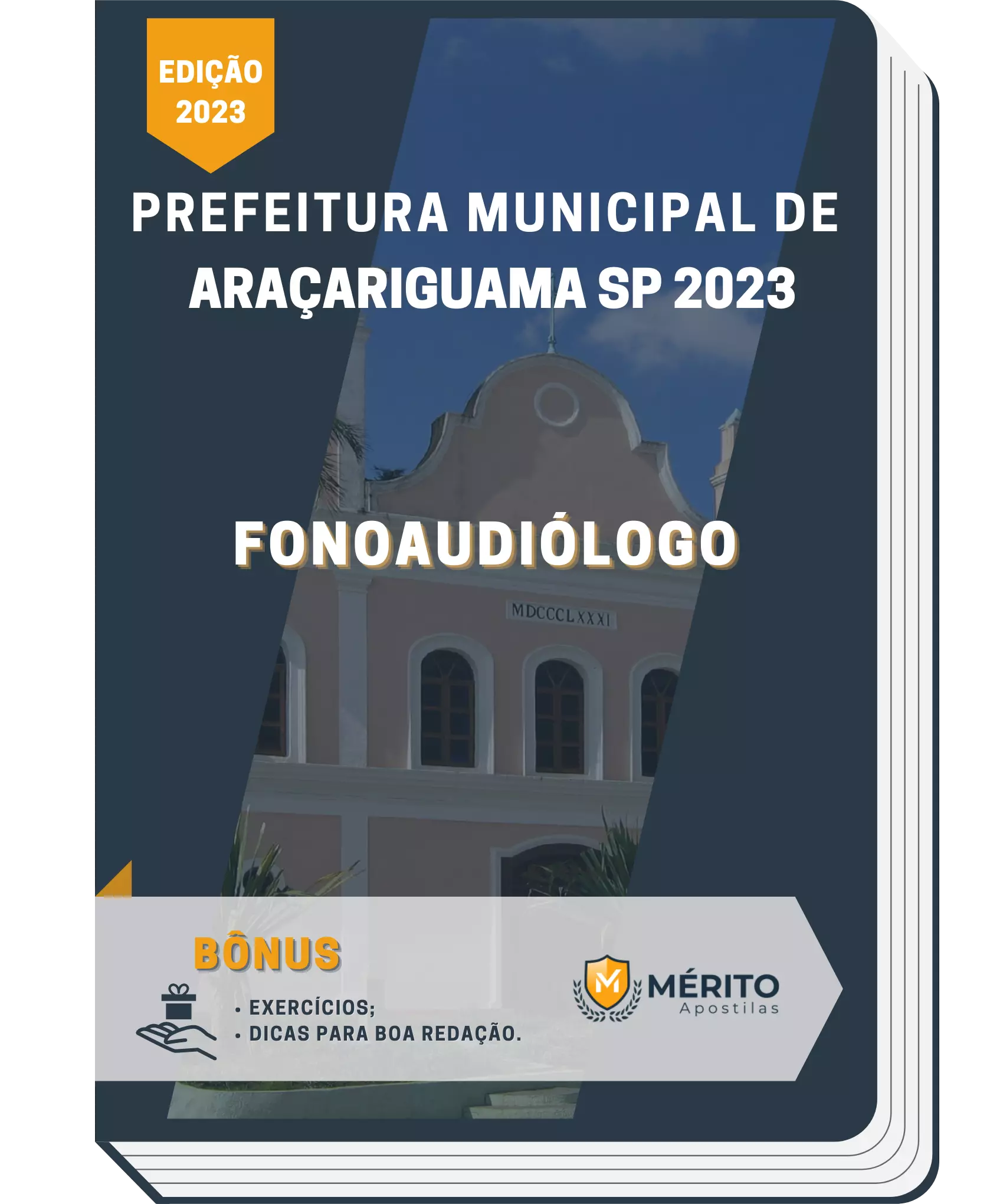 Apostila Fonoaudiólogo Prefeitura de Araçariguama SP 2023