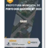 Apostila Gari Prefeitura de Porto dos Gaúchos MT 2023