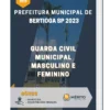 Apostila Guarda Civil Municipal Masculino e Feminino Prefeitura de Bertioga SP 2023