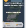 Apostila Guarda Feminino Prefeitura de Campina da Lagoa PR 2023