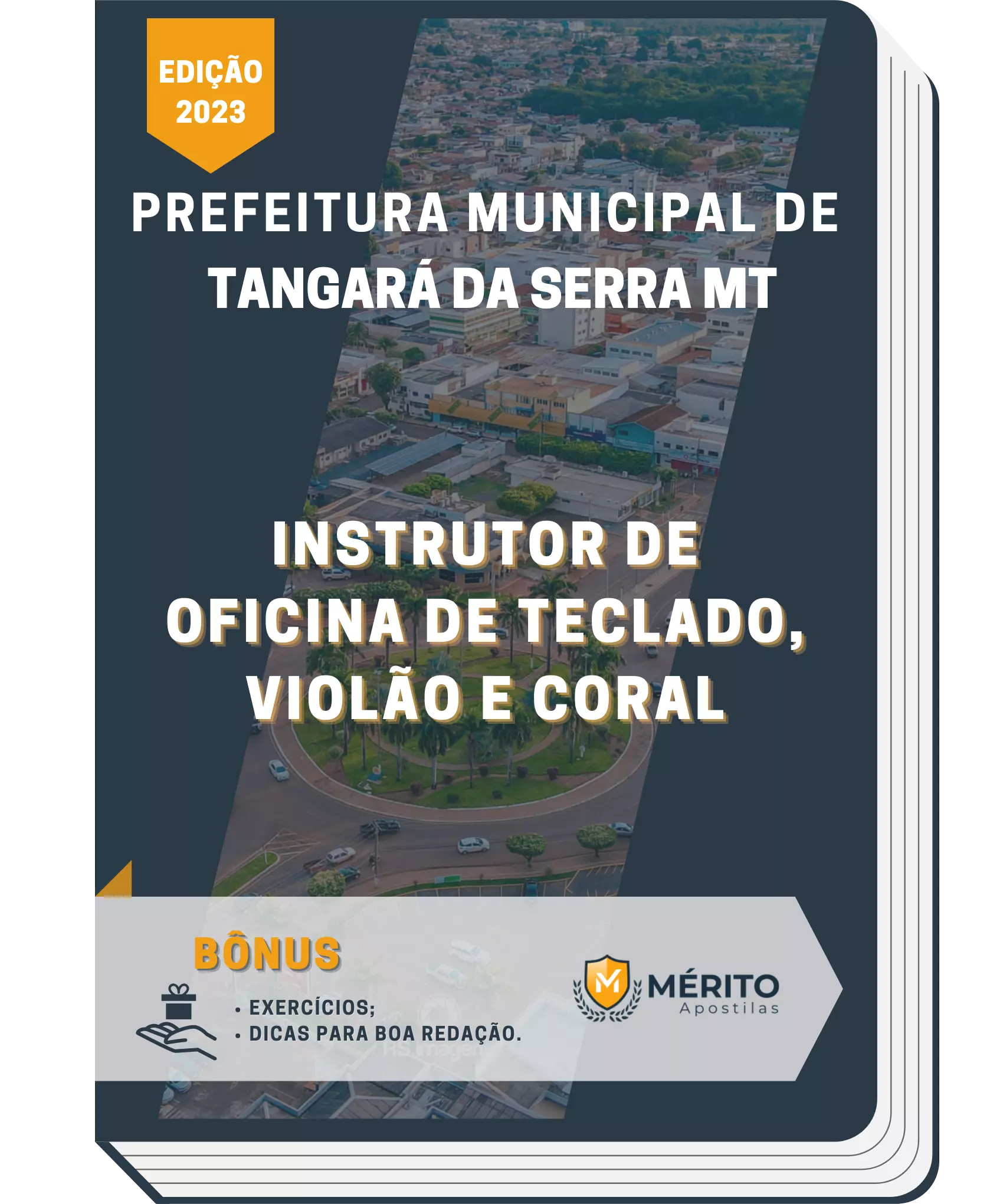 Apostila Instrutor de Oficina de Teclado, Violão e Coral Prefeitura de Tangará da Serra MT 2023