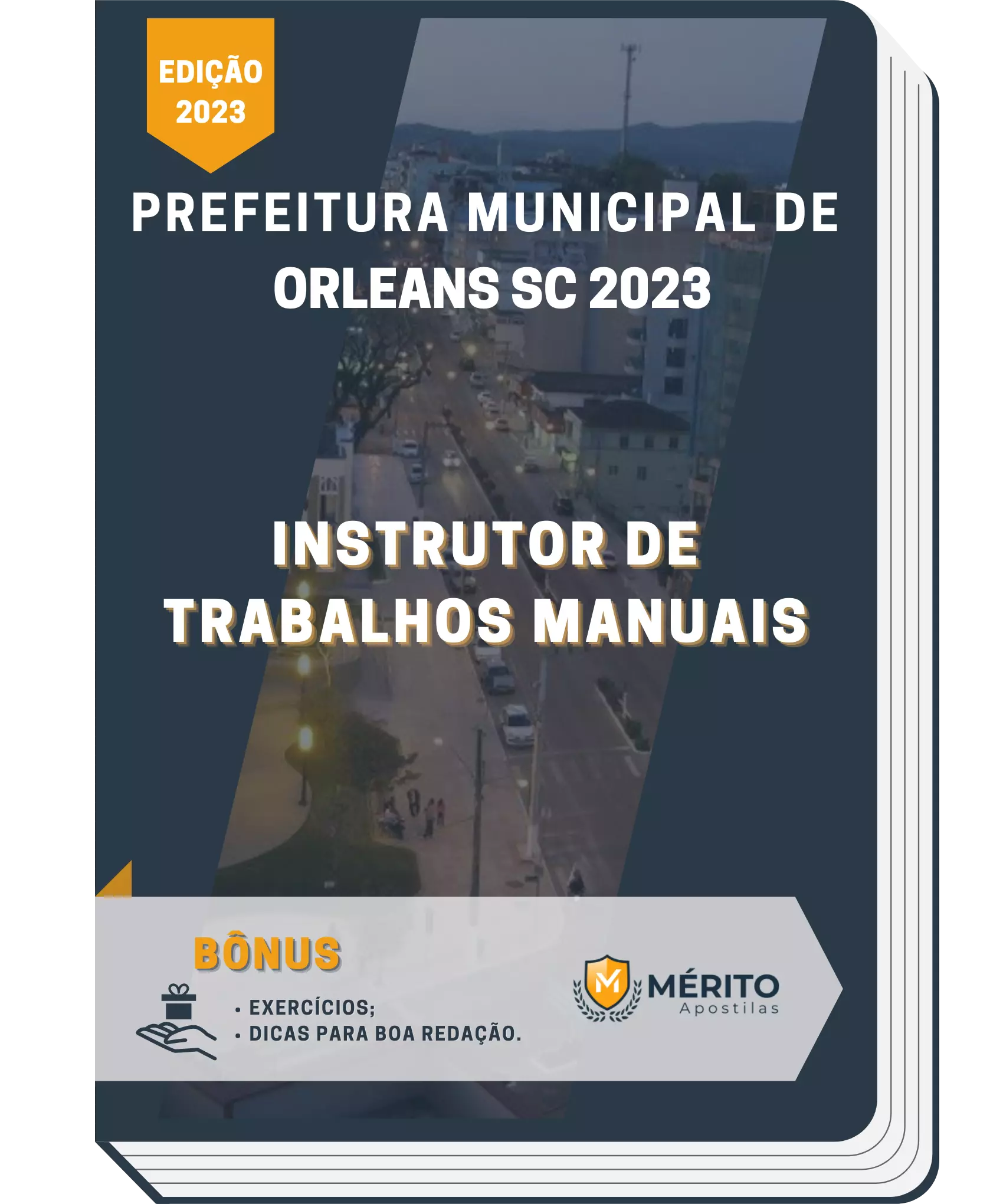 Apostila Instrutor de Trabalhos Manuais Prefeitura de Orleans SC 2023