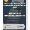 Apostila Mecânico De Máquinas E Veículos Prefeitura de Campo Novo de Rondônia RO 2023