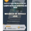 Apostila Mecânico De Veículo Leve Prefeitura de Campo Novo de Rondônia RO 2023