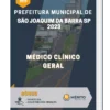 Apostila Médico Clínico Geral Prefeitura de São Joaquim da Barra SP 2023