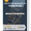 Apostila Médico Psiquiatra Prefeitura de Guariba SP 2023