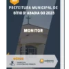 Apostila Monitor Prefeitura de Sítio D' Abadia GO 2023