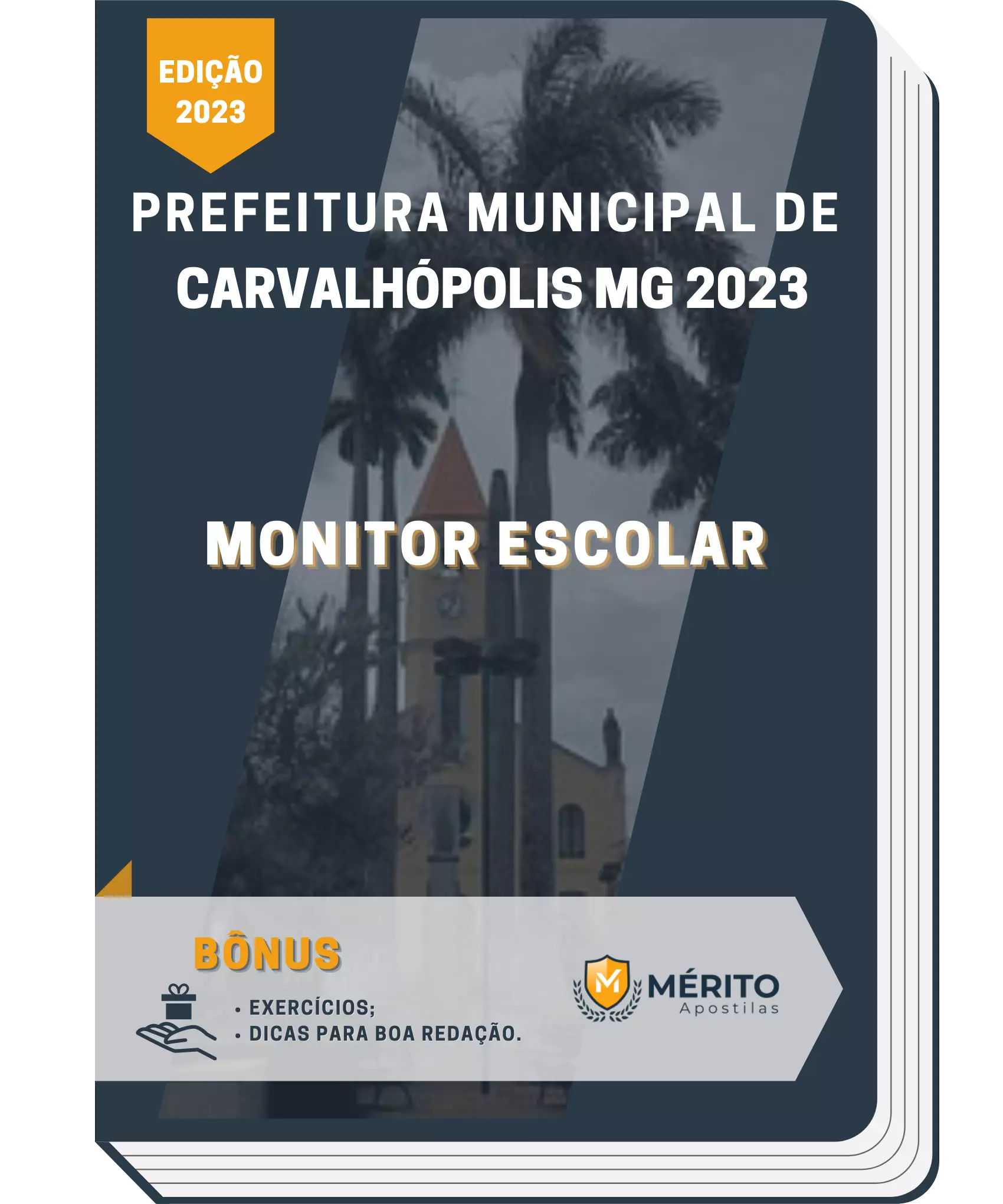 Apostila Monitor Escolar Prefeitura de Carvalhópolis MG 2023