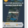 Apostila Motorista Prefeitura de Salgado Filho PR 2023