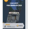 Apostila Motorista Concurso Piratininga SP 2023