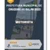 Apostila Motorista Prefeitura de Cruzeiro do Sul PR 2023