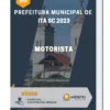 Apostila Motorista Prefeitura de Itá SC 2023