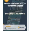 Apostila Motorista Padrão II Prefeitura de Guarapari ES 2023
