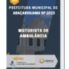 Apostila Motorista de Ambulância Prefeitura de Araçariguama SP 2023