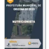 Apostila Nutricionista Prefeitura de Orizona GO 2023