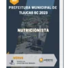 Apostila Nutricionista Prefeitura de Tijucas SC 2023