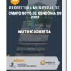 Apostila Nutricionista Prefeitura de Campo Novo de Rondônia RO 2023