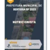Apostila Nutricionista Prefeitura de Bertioga SP 2023